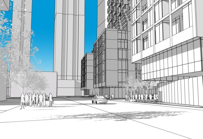 Rendering of Oakville TOC